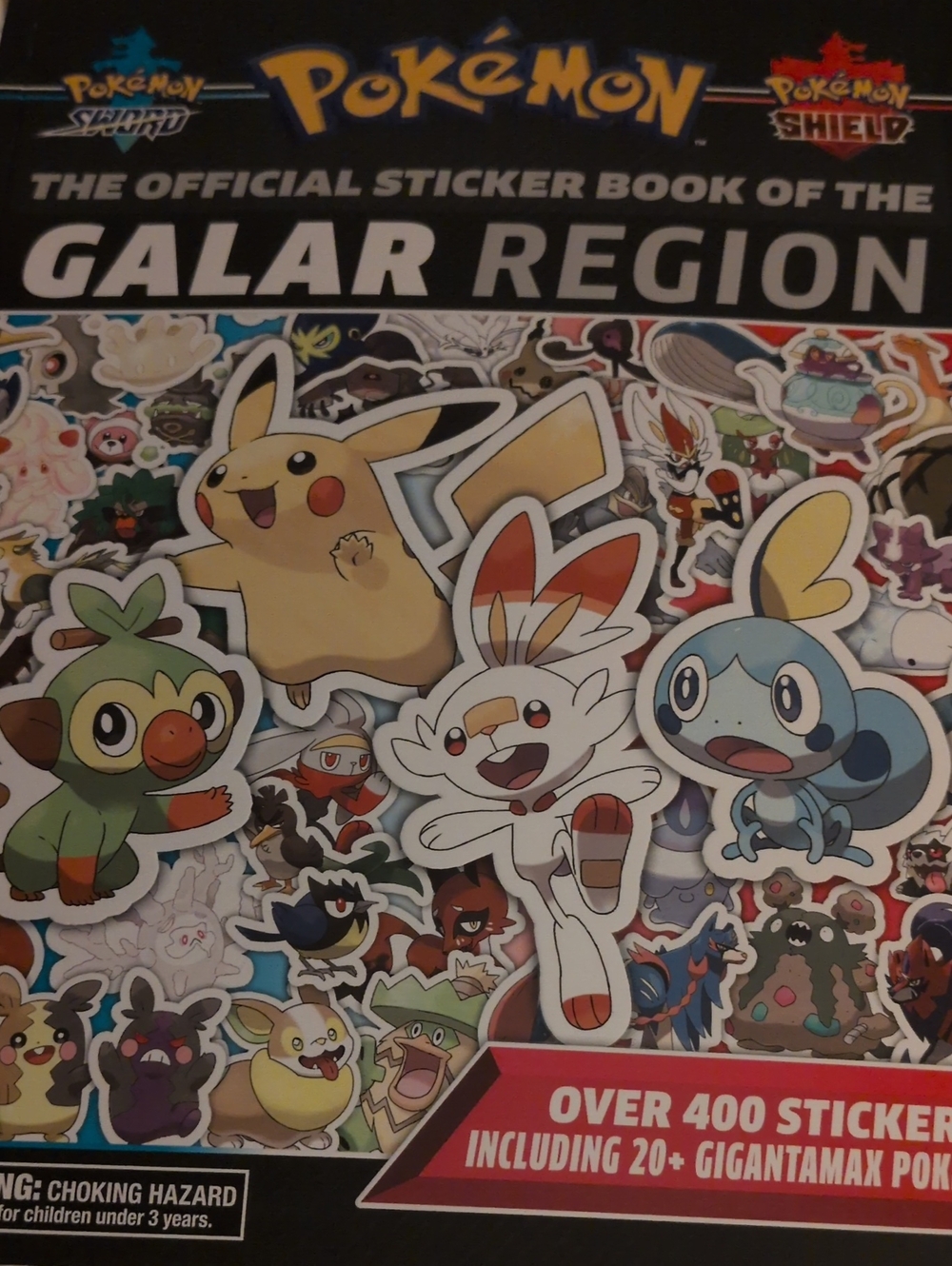 New Pokémon Galar Region Official Sticker Book Sword & Shield Generation
